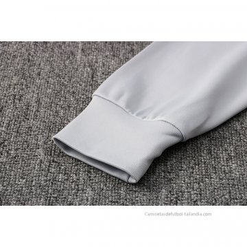 Chandal con Capucha del Paris Saint-Germain 2021-2022 Gris