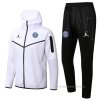 Chandal con Capucha del Paris Saint-Germain 2022-2023 Blanco Chandal con Capucha del Paris Saint-Germain 2022-2023 Blanco