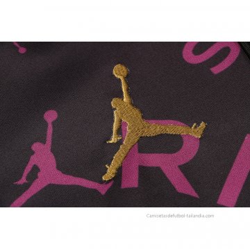 Chandal con Capucha del Paris Saint-Germain Jordan 2021-2022 Purpura