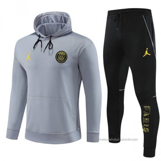 Chandal con Capucha del Paris Saint-Germain Jordan Nino 2023 Gris - Haga un click en la imagen para cerrar