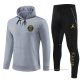 Chandal con Capucha del Paris Saint-Germain Jordan Nino 2023 Gris