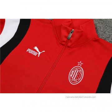 Chandal de Chaqueta del AC Milan 2023-2024 Rojo