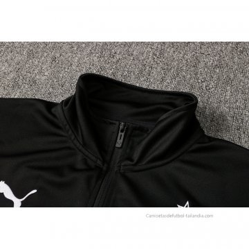 Chandal de Chaqueta del AC Milan 2021-2022 Negro
