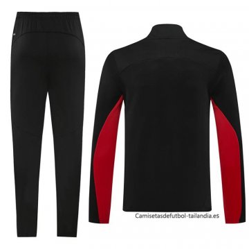 Chandal de Chaqueta del AC Milan 2024-2025 Negro