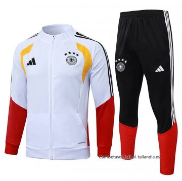 Chandal de Chaqueta del Alemania Nino 2025-2026 Blanco Chandal de Chaqueta del Alemania Nino 2025-2026 Blanco