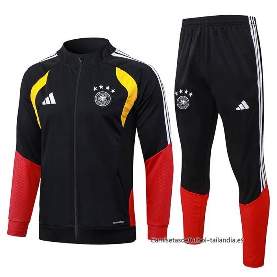 Chandal de Chaqueta del Alemania Nino 2025-2026 Negro - Haga un click en la imagen para cerrar