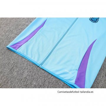 Chandal de Chaqueta del Argentina Nino 2024-2025 Azul Claro