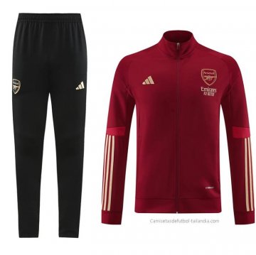 Chandal de Chaqueta del Arsenal 2023-2024 Rojo Chandal de Chaqueta del Arsenal 2023-2024 Rojo