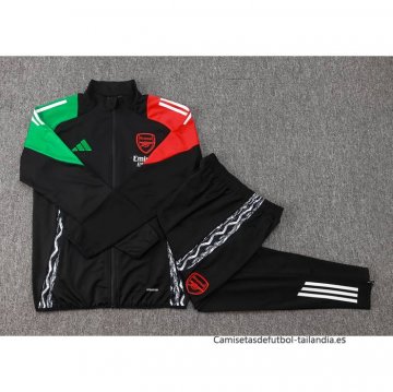 Chandal de Chaqueta del Arsenal 2024-2025 Negro