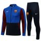 Chandal de Chaqueta del Barcelona 2021-2022 Azul y Rojo