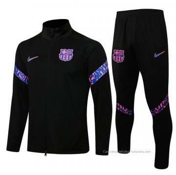 Chandal de Chaqueta del Barcelona 2021-2022 Negro Chandal de Chaqueta del Barcelona 2021-2022 Negro