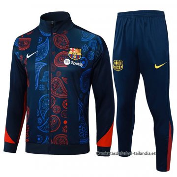 Chandal de Chaqueta del Barcelona 2024-2025 Rojo y Azul Chandal de Chaqueta del Barcelona 2024-2025 Rojo y Azul