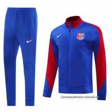 Chandal de Chaqueta del Barcelona 2024-2025 Azul