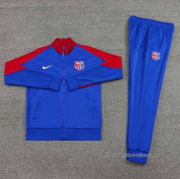 Chandal de Chaqueta del Barcelona 2024-2025 Azul