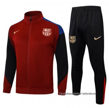 Chandal de Chaqueta del Barcelona 2024-2025 Rojo y Azul Chandal de Chaqueta del Barcelona 2024-2025 Rojo y Azul