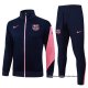 Chandal de Chaqueta del Barcelona 2025-2026 Azul Rosa
