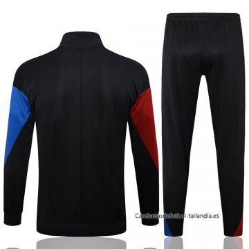 Chandal de Chaqueta del Barcelona Nino 2024-2025 Negro