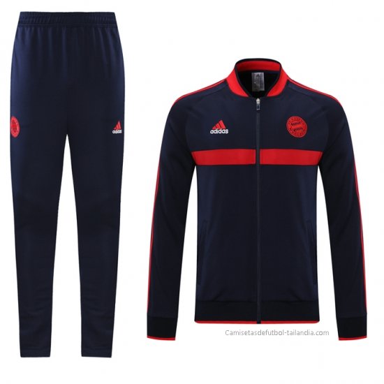 Chandal de Chaqueta del Bayern Munich 2021-2022 Azul - Haga un click en la imagen para cerrar