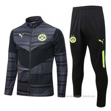Chandal de Chaqueta del Borussia Dortmund 2022-2023 Gris Chandal de Chaqueta del Borussia Dortmund 2022-2023 Gris