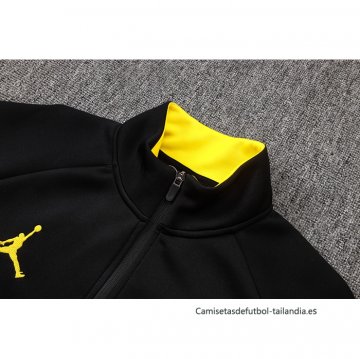 Chandal de Chaqueta del Brasil 2026-2027 Negro Amarillo