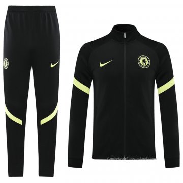 Chandal de Chaqueta del Chelsea 2021-2022 Negro Chandal de Chaqueta del Chelsea 2021-2022 Negro