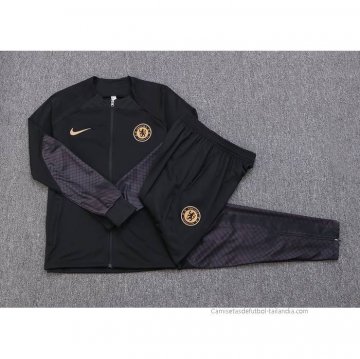 Chandal de Chaqueta del Chelsea 2022-2023 Negro