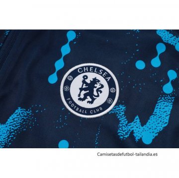 Chandal de Chaqueta del Chelsea Nino 2024-2025 Azul Oscuro