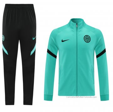 Chandal de Chaqueta del Inter Milan 2021-2022 Verde Chandal de Chaqueta del Inter Milan 2021-2022 Verde