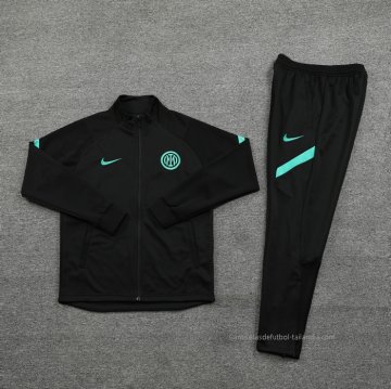Chandal de Chaqueta del Inter Milan 2021-2022 Negro