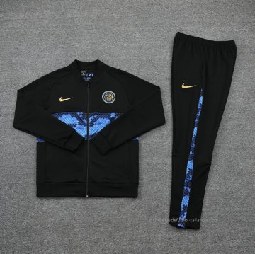 Chandal de Chaqueta del Inter Milan 2021-2022 Negro