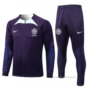 Chandal de Chaqueta del Inter Milan 2022-2023 Purpura Chandal de Chaqueta del Inter Milan 2022-2023 Purpura