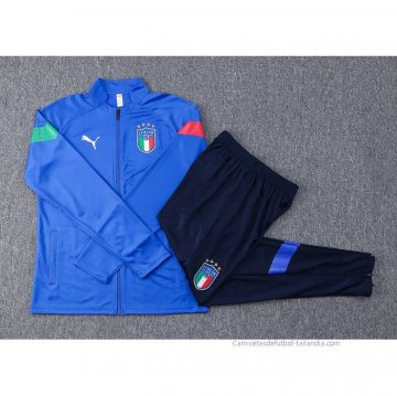 Chandal de Chaqueta del Italia 2022-2023 Azul