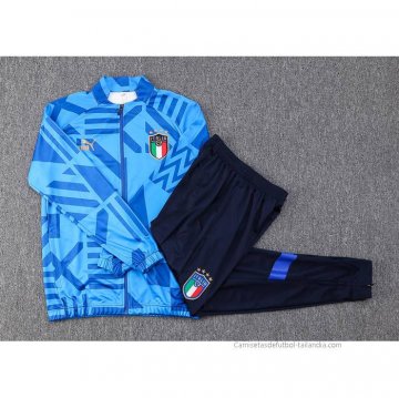 Chandal de Chaqueta del Italia 2022-2023 Azul