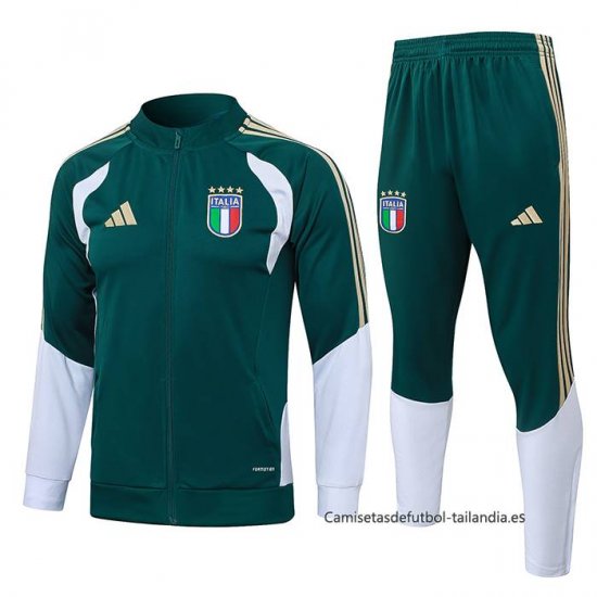 Chandal de Chaqueta del Italia 2026-2027 Verde - Haga un click en la imagen para cerrar