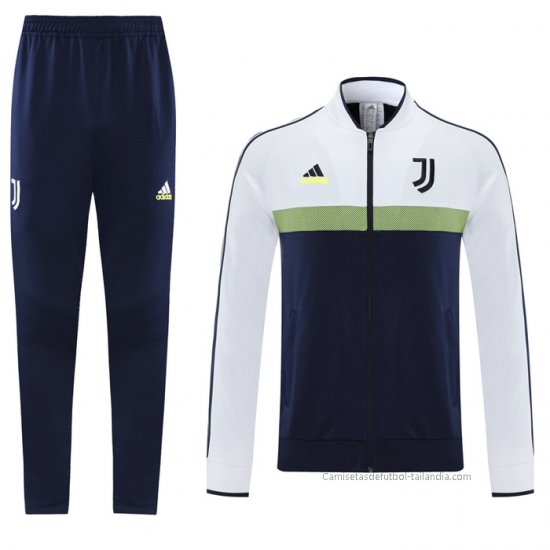 Chandal de Chaqueta del Juventus 2021-2022 Blanco y Negro - Haga un click en la imagen para cerrar