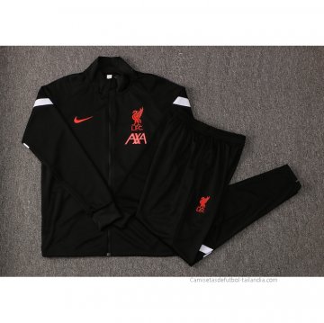 Chandal de Chaqueta del Liverpool 2021-2022 Negro