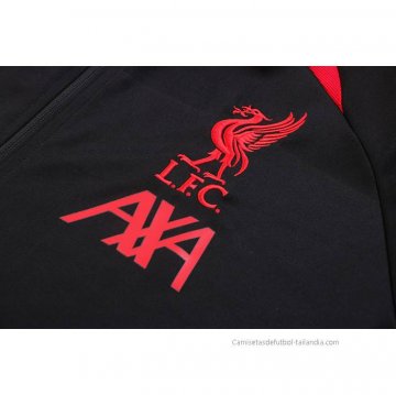 Chandal de Chaqueta del Liverpool Nino 2022-2023 Negro