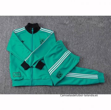Chandal de Chaqueta del Liverpool Nino 2025-2026 Verde