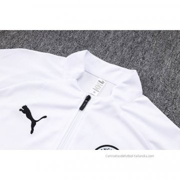 Chandal de Chaqueta del Manchester City 2022-2023 Blanco