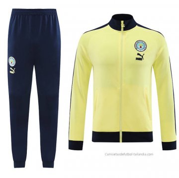 Chandal de Chaqueta del Manchester City 2023-2024 Amarillo Chandal de Chaqueta del Manchester City 2023-2024 Amarillo