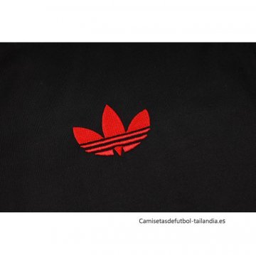 Chandal de Chaqueta del Manchester United Nino 2024-2025 Negro