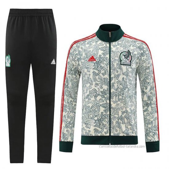 Chandal de Chaqueta del Mexico 2022-2023 Blanco - Haga un click en la imagen para cerrar