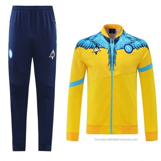 Chandal de Chaqueta del Napoli 2021-2022 Amarillo - Haga un click en la imagen para cerrar