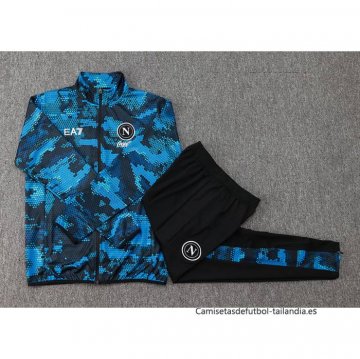 Chandal de Chaqueta del Napoli 2024-2025 Azul