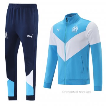 Chandal de Chaqueta del Olympique Marsella 2021-2022 Azul
