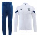 Chandal de Chaqueta del Olympique Marsella 2022-2023 Blanco