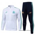 Chandal de Chaqueta del Olympique Marsella Nino 2025-2026 Blanco