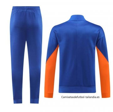 Chandal de Chaqueta del Paises Bajos 2024-2025 Azul
