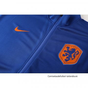 Chandal de Chaqueta del Paises Bajos 2024-2025 Azul