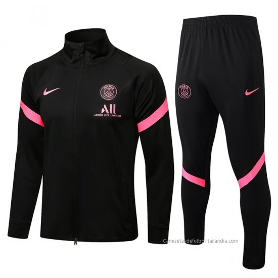 Chandal de Chaqueta del Paris Saint-Germain 2021-2022 Negro - Haga un click en la imagen para cerrar